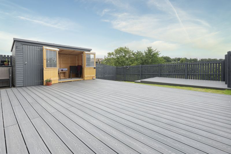 Composite material deck