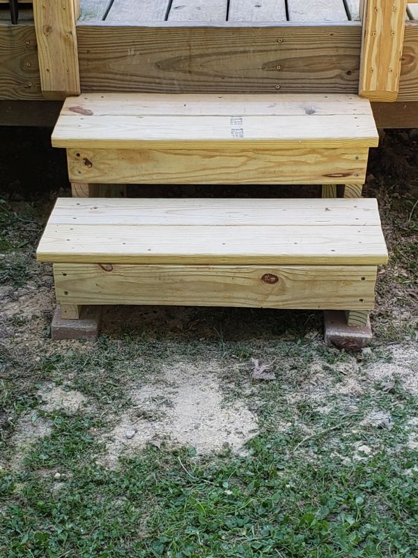 Deck Steps Replacement detail